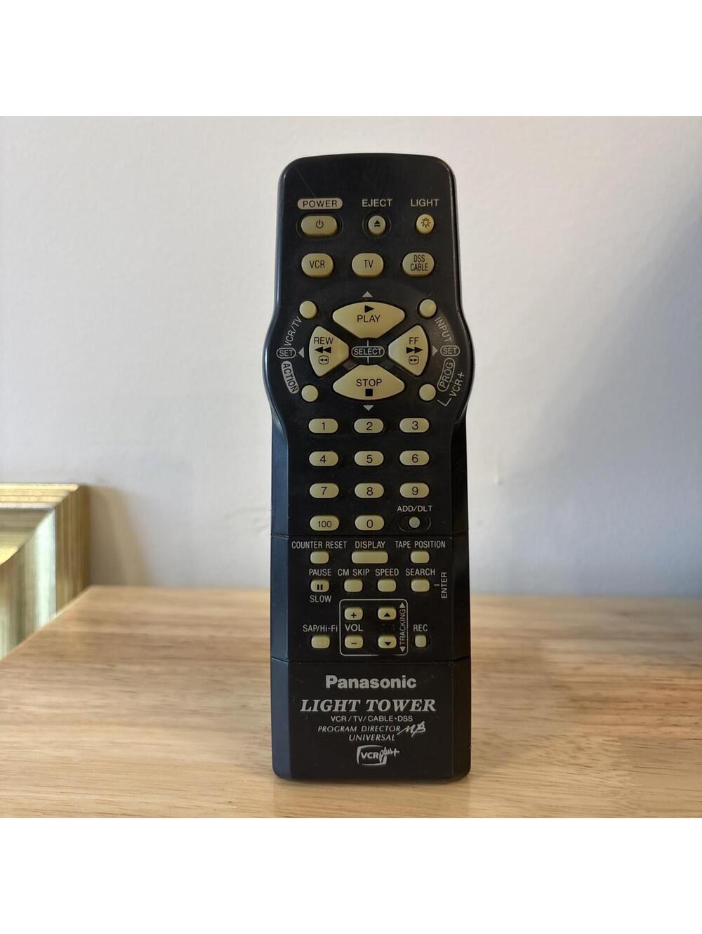 OEM Panasonic Light Tower VCR Remote Control VCR/TV/Cable-DSS